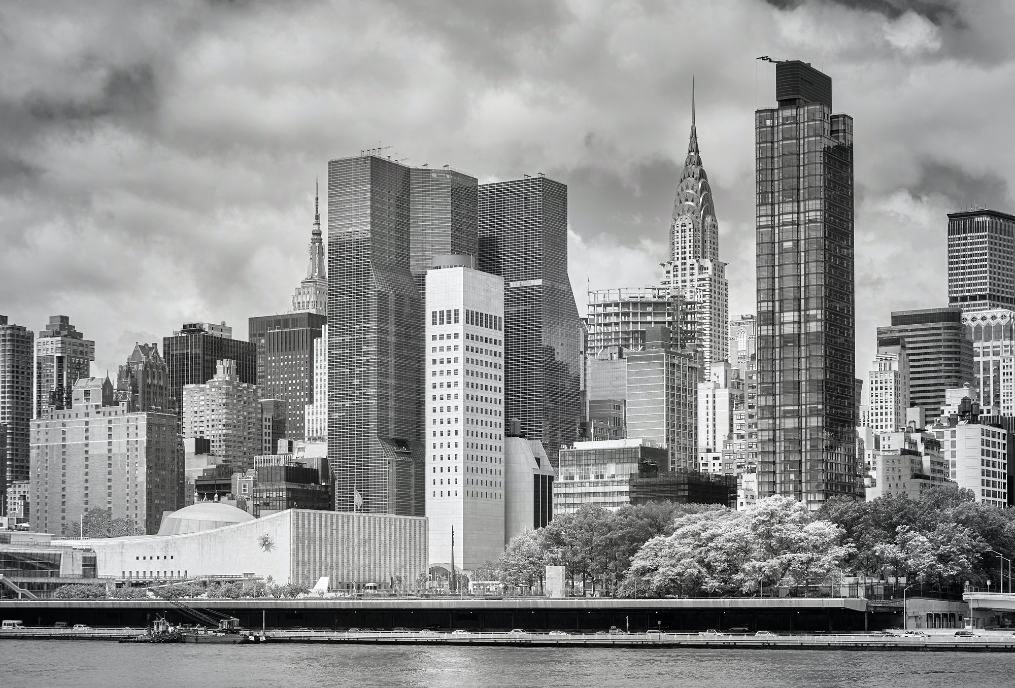 New York City skyline, USA.